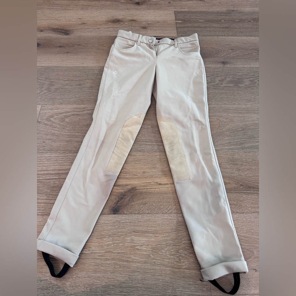 Cavalleria toscana girls jodphurs tan excellent condition